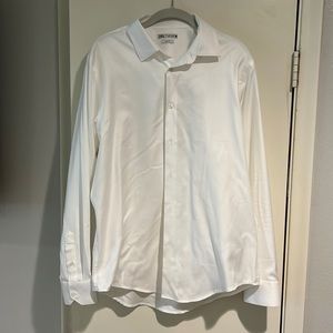 Zara white button down shirt